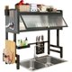 thumbnail image 1 of Escurridor de Trastes, sobre Fregadero, 3 Niveles Escurridor de Platos de Gran Capacidad con Puerta, Organizador Multifuncional para Platos sobre El Fregadero, Escurridor escurreplatos Grande, 1 of 4