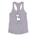 thumbnail image 3 of No Drama Llamacorn Racerback Tank Women -SPIdeals Designs, Female x-Small, 3 of 4