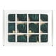 thumbnail image 2 of Set de adornos para árboles de Navidad Marrón Flocadas | Decoraciones cuelgantes de plástico navideñas | Pack de 12 | 6 cm de diámetro | Estilo Multidimensional Vintage Resistente al Desvanecimiento, 2 of 9