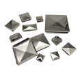 thumbnail image 4 of Post cap stainless steel to steel galvanized cover cap pyramid, 4 of 5