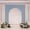Dusty Blue, variant on Balsa Circle Pink Spandex Backdrop Arch Cover for 7 feet Arc de Triomphe Stand Party Events