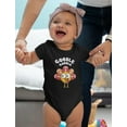 thumbnail image 2 of Tstars Gobble Turkey Face Baby Bodysuit First Thanksgiving Baby Boy Girl Outfit 18M Black, 2 of 5