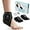 Black, variant on Foot Renew Triple Method Massager - Portable Heated Wireless Ankle Wrap for Neuropathy, 3-Level Heat & Vibration Adjustable, Smart Timer, Touch Screen - for Pain Relief & Relaxation