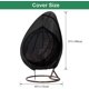 thumbnail image 3 of Funda para silla colgante, funda para silla colgante, impermeable, resistente al viento, resistente a los rayos UV, funda para silla mecedora, funda para silla flotante de tela Oxf, 3 of 4
