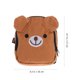 thumbnail image 2 of Mochila pequeña de peluche para mascotas, diseño de oso, talla L (marrón), 2 of 7