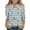 Sky Blue, variant on Drmagiyhm Girls Easter Day Tops Size 10-12 Cute Bunny and Egg Print 3/4 Sleeve Tshirts Casual Stretchy Crewneck Shirts Little Girl Easter Clothes