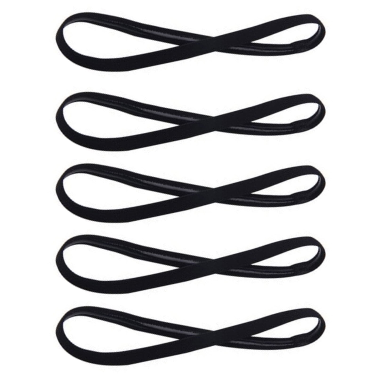 NUZYZ 5Pcs Elastic Rope Candy Color Sports Yoga Headband Nonslip Hair