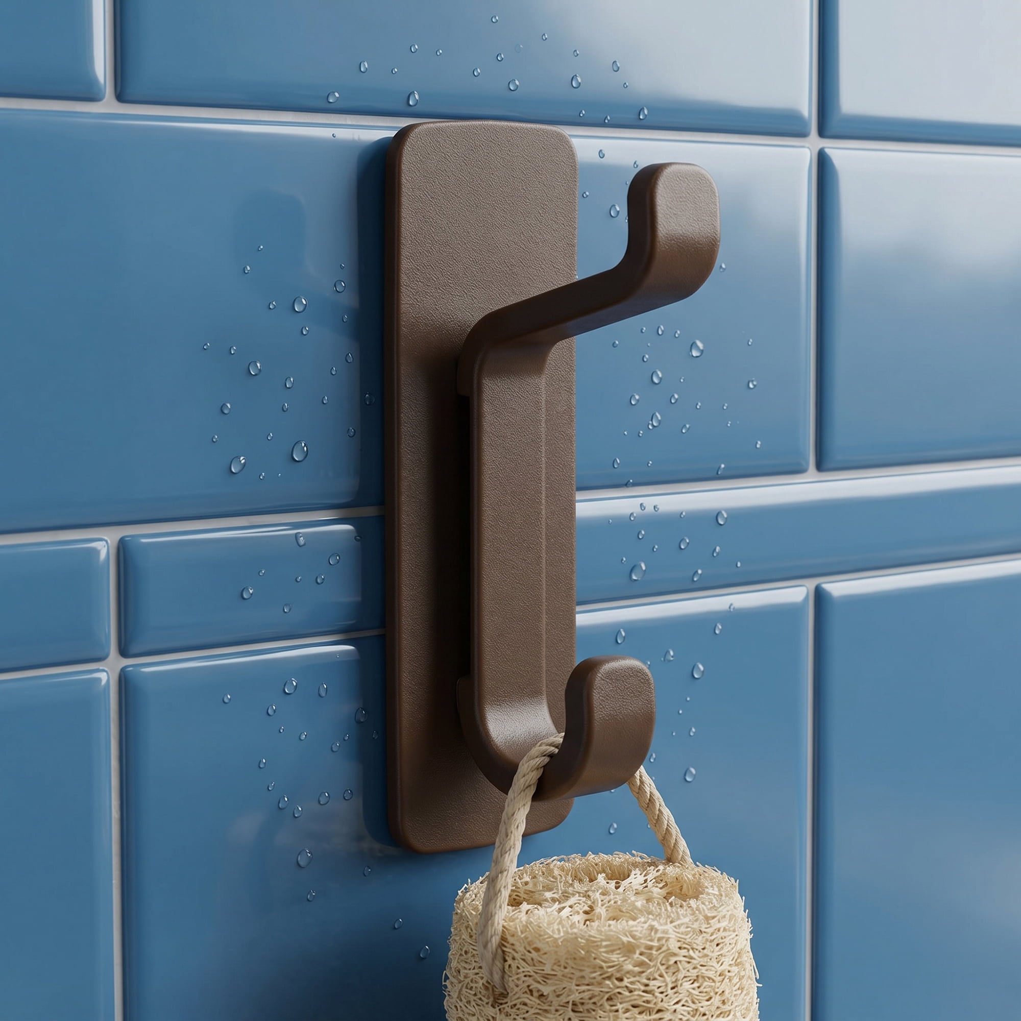 Unique Bargains 8Pcs Utility Hooks ABS Durable Wall Hooks Coffee