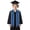 Dark Blue, variant on SRZYMJ Unisex Graduation Honor Stole With Trim, Angled End Sash