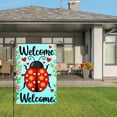 thumbnail image 3 of Amhnf Welcome Ladybug Garden Flag For Home Outdoor Garden Yard Decor 12x18 inch, 3 of 5