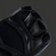 thumbnail image 5 of Guantes de Kickboxing de Medio Dedo, Paños de Medio Dedo Buen Rendimiento de Amortiguación 1 Par MMA Negro para Artes Marciales, 5 of 8