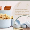 thumbnail image 2 of 8 Pack Wheat Straw Bowls Dinnerware Sets for Kitchen, Small Lightweight Reusable Plates - Microwave & Dishwasher Safe - Cereal Bowls - Ramen Bowl Set - Soup Bowls - Salad Bowls - Fruit Bowls, 2 of 7