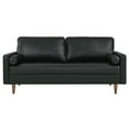 thumbnail image 5 of Valour Leather Sofa-EEI-4633-BLK, 5 of 8