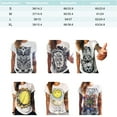 thumbnail image 4 of Femmes Hibou/lettres /t-Shirt à Imprimé Yeux T-shirt à Manches Courtes à Col Rond de Couleur Unie, 4 of 8