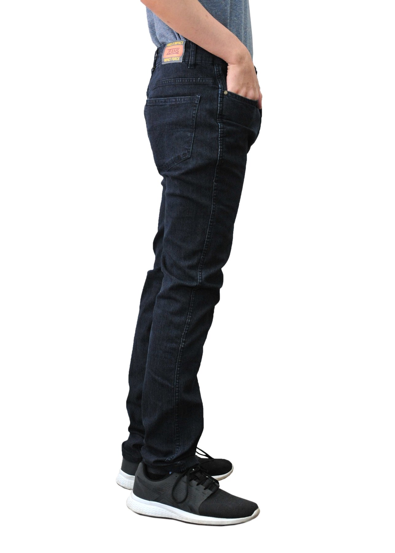 Caesar Mens Skinny Stretch Jeans Slim 