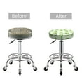 thumbnail image 5 of Fotbe Green Avocado Stool Covers Round,Waterproof Round Bar Stool Covers Bar Chair Covers Washable Stool Cushion Slipcover for 12-14 Inch Chair-13 inch, 5 of 7