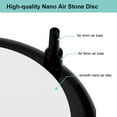 thumbnail image 4 of hygger Aquarium Air Stone Kit, Fish Tank Bubbler, Round Air Stone Disk Set for Hydroponics, Small Bubbles, Ultra-High Dissolved Oxygen Diffuser, 4 of 7