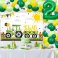 thumbnail image 2 of Merrystorm 68Pcs Farm Tractor 2nd Birthday Party Decorations Second Birthday Tractor Foil Balloon Garland Arch Kit for 2nd Tractor Themed Birthday Party Decor Supplies, 2 of 8