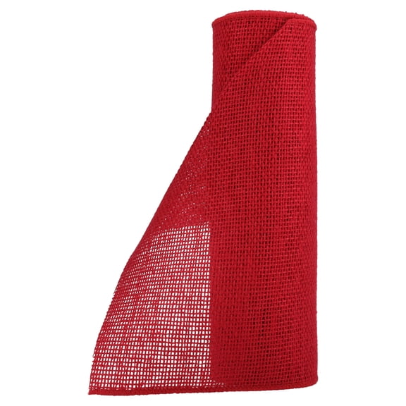Red Mesh Christmas Ribbon, 10.5" x 12', by Holiday Time