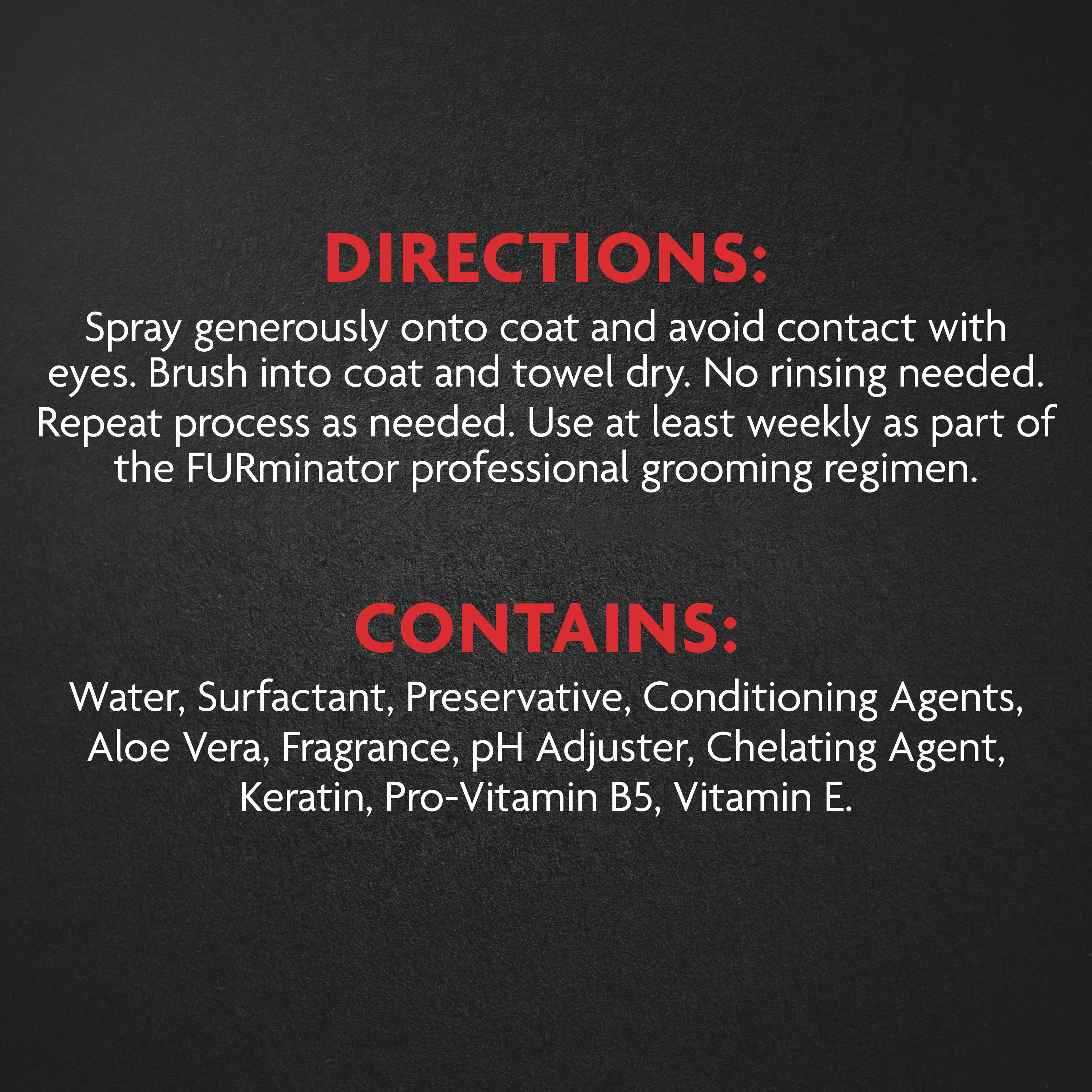 FURminator Rinse-Free deShedding Spray for Dogs, 8.5 fl oz