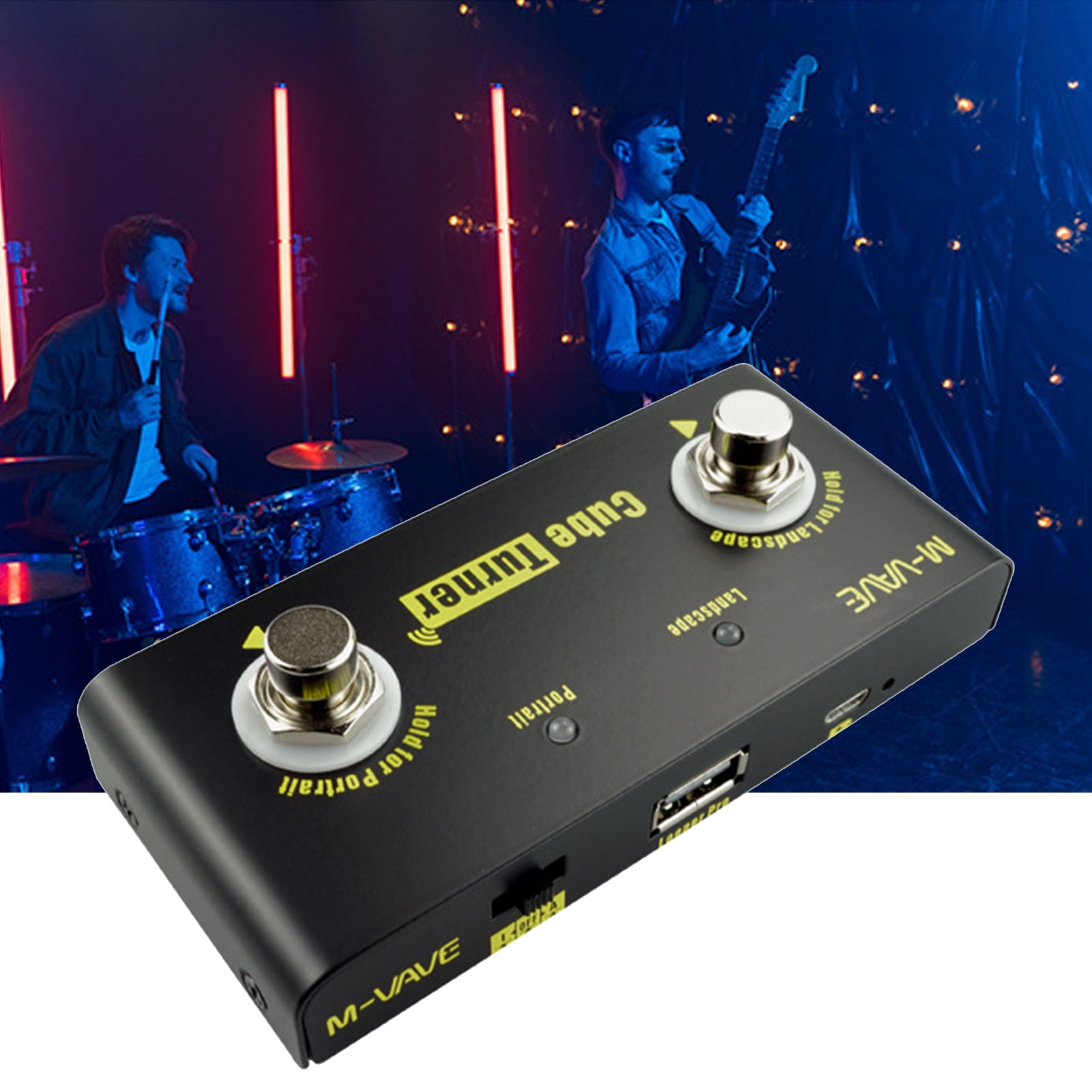 Aofa 1 Set Guitar Effect Pedal Compact Size Reusable User-Friendly