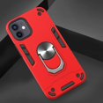 thumbnail image 5 of Case for iPhone 12 with Built-in 360° Rotating Ring Kickstand Cover, Military-Grade Drop Protection Phone Case, Back Case for iPhone 12 (6.1 inch), Red, 5 of 9