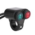 thumbnail image 3 of Herwey 22mm Universal Motorcycle Handlebar Headlight Brake Fog Lights Horn Dual Control Button Switch, Double Control Button Switch, Motorcycle Fog Lights Switch, 3 of 5