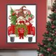 thumbnail image 2 of 5D DIY taladro redondo completo pintura de diamante Navidad Gnomo Kit decoración 30x40cm, 2 of 9