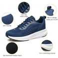 thumbnail image 4 of YHOON Men's Walking Shoes Non Slip Lightweight Breathable Tennis Athletic Sneakers Workout Training Shoe Navy Blue Size 13.5, 4 of 7