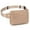 PU Beige, variant on UTO Fanny Packs for Women Waterproof Waist Bag Nylon Fashion Small Crossbody Belt Bag with Zipper Pocket for Travel(Black)