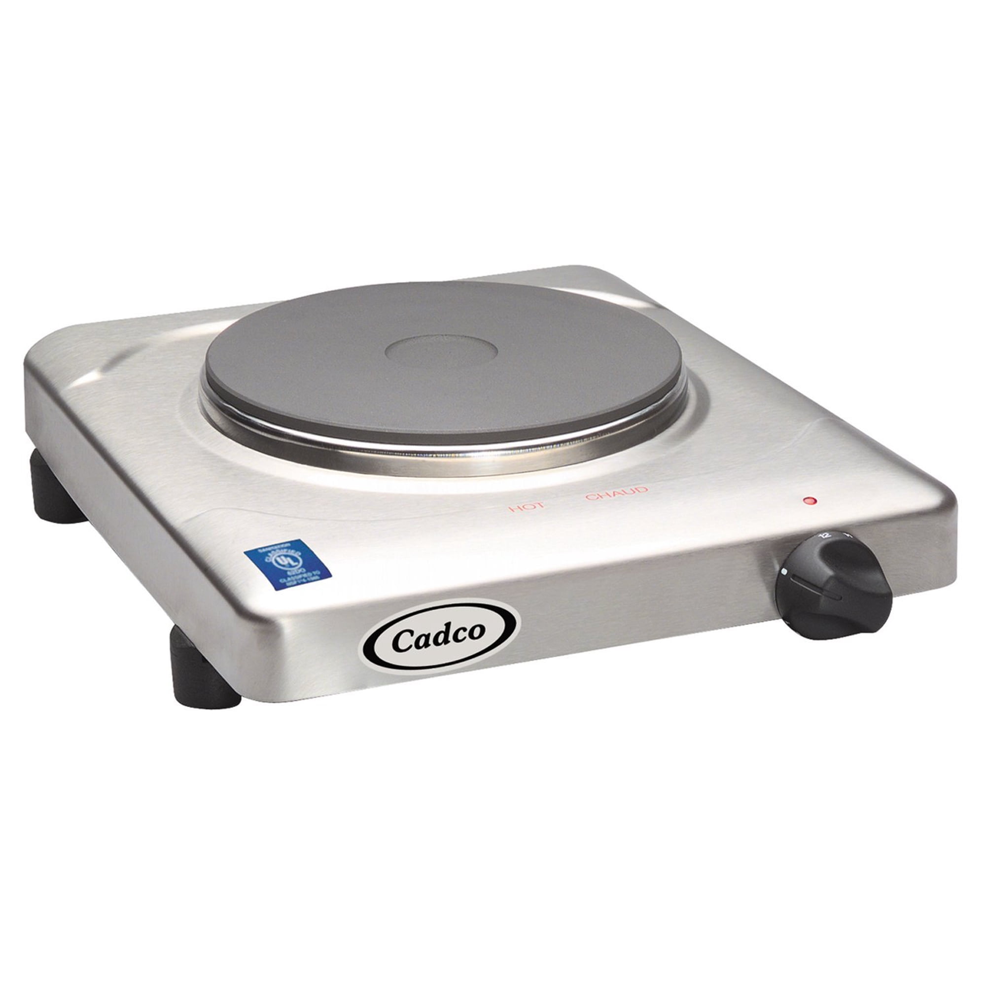 Cadco KR-S2 Portable Cast Iron 120-Volt Hot Plate