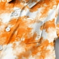 thumbnail image 5 of UQJfacai Kids' Fashion Tie-Dye Button Down Shirts Casual Gradient Short Sleeve Collared Shirt with Pocket for Boys & Girls (Ages 2-15 Years), 5 of 7