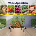 thumbnail image 4 of iPower 10-Pack 5 Gallon Plant Grow Bags Thickened Nonwoven Aeration Fabric Container Durable Pots, Strap Handles for Garden, Tan, 4 of 7