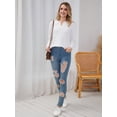 thumbnail image 6 of Scacto Womens Long Sleeve Sweater Tops Cable Knit Casual V Neck Polo Shirts, 6 of 6