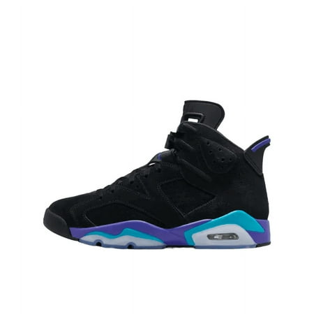 Air Jordan Men 6 Retro Sneaker Black / Bright Concord-Aquatone CT8529-004 Size 12 US