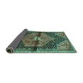 thumbnail image 2 of Ahgly Company Indoor Square Persian Turquoise Blue Traditional Area Rugs, 8' Square, 2 of 4