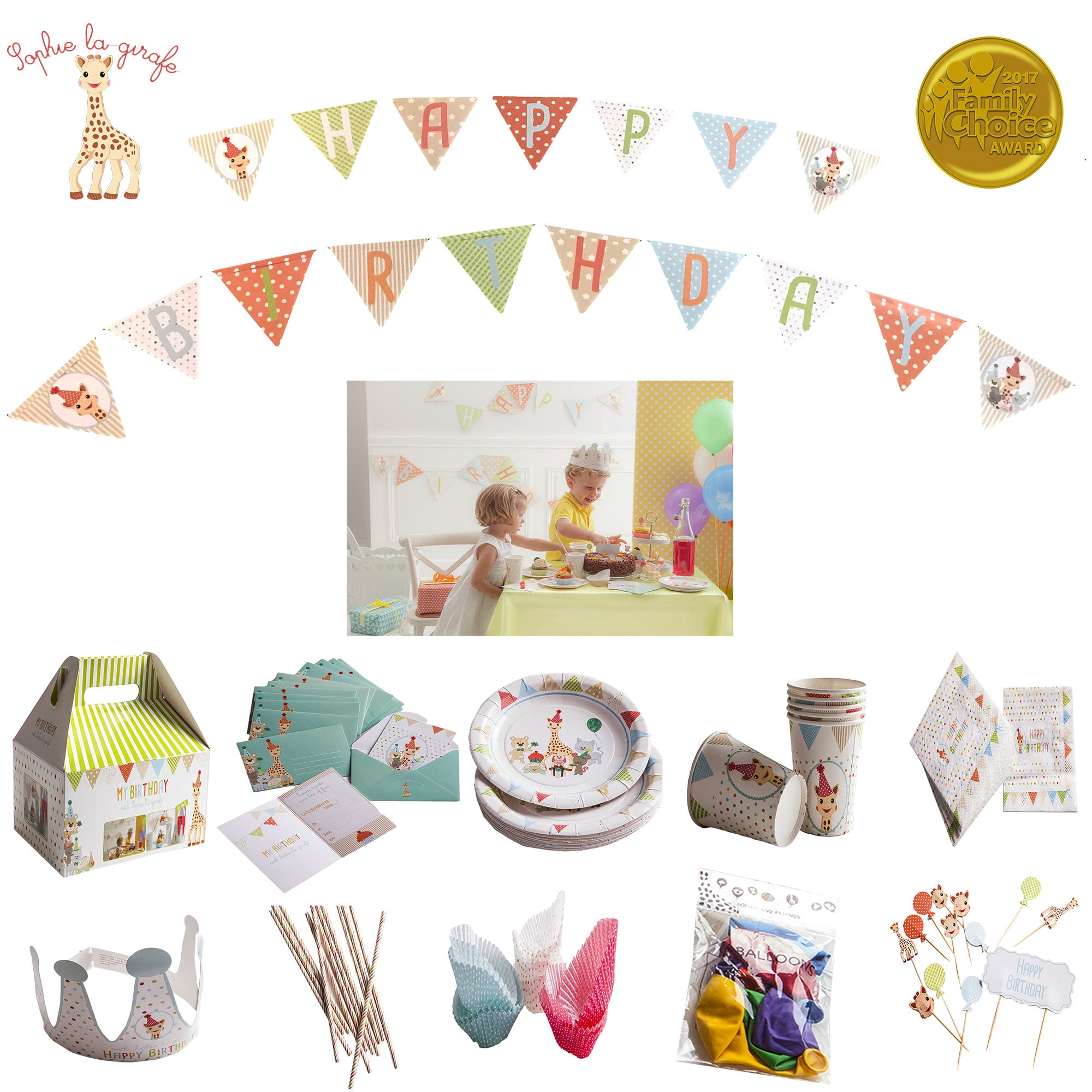 birthday paper goods