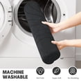 thumbnail image 3 of CHAKMEONE Bathroom Rug Sets 5 Piece,Non Slip Bath Mat Set with U-Shaped Toilet Rug,Super Absorbent Memory Foam Bathroom Floor Mats for Shower,Tub,Toilet,Black, 3 of 6