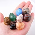 thumbnail image 3 of Pebbuoy Cute Natural Stone Duck Ornament Positive Healing Energy Colorful Small Hand-carved Duck Animal Figurine Statue Desktop Decoration Birthday Festival Gift, 3 of 7