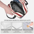thumbnail image 3 of Fuzoiu Vintage American Flag Print Insulated Lunch Bag for Women Men Large Reusable Lunch Box Adult Leakproof Portable Cooler Tote Bags for Work Picnic, 3 of 7