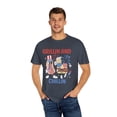 thumbnail image 3 of Chillin' and Grillin' Hot Dog Burger 4th of July Unisex Comfort Colors Tee, 3 of 8