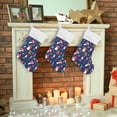 thumbnail image 7 of Coolnut Red Mushrooms Vegetables Christmas Stockings Christmas Presonalized Large Stocking Sock, Set of 1 Xmas Party Winter Decor Candy Bag Family Holiday Gift, 17.7 Inch, 7 of 7