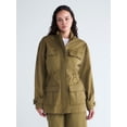thumbnail image 2 of Scoop Women's and Women's Plus Cinched Waist Barn Jacket, Sizes XS-4X, 2 of 6
