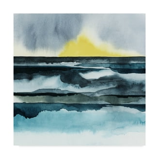 Grace Popp Abstract Colorful Wave Wal...