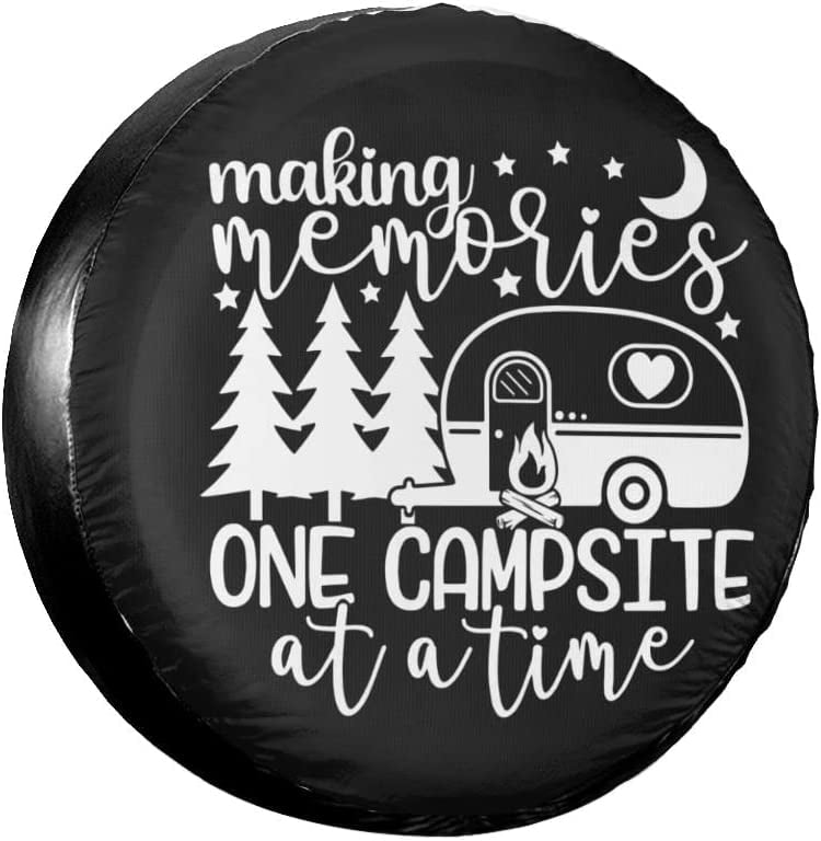 Making Memories Rv Spare Tire Cover for RV Trailer Camper Wheel