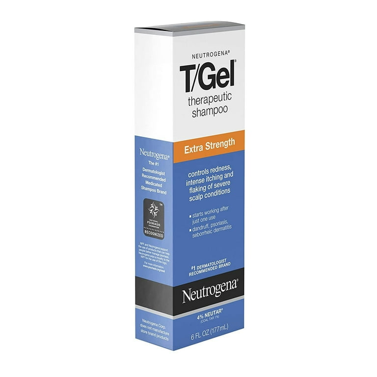 Neutrogena T Gel Shampoo Extra Strength For Dandruff Seborrheic Dermatitis 6 Oz Walmart Com