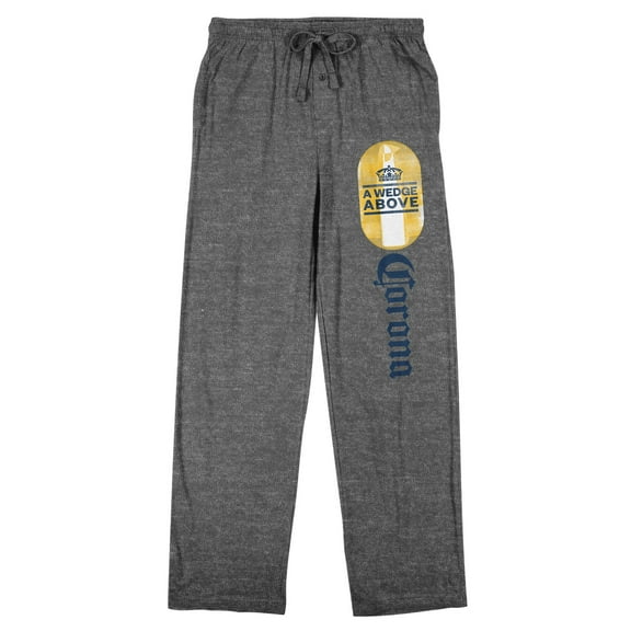 Corona A Wedge Above Men's Charcoal Heather Sleep Pants-Large