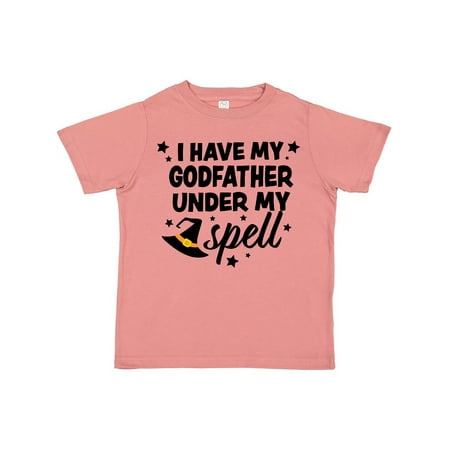 

Inktastic I Have My Godfather Under My Spell with Cute Witch Hate Gift Toddler Boy or Toddler Girl T-Shirt