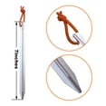 thumbnail image 4 of Estacas de Tienda Todo en Uno Tech 7075 de Aluminio Paquete de 12, 18 cm de Largo, 4 of 6