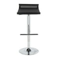 thumbnail image 5 of Mirage Ale Contemporary Adjustable Bar Stool in Chrome and Black Mesh by LumiSource, 5 of 5